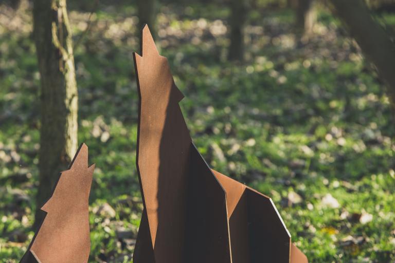 noRdic outdoor wolf corten steel weathering steel
