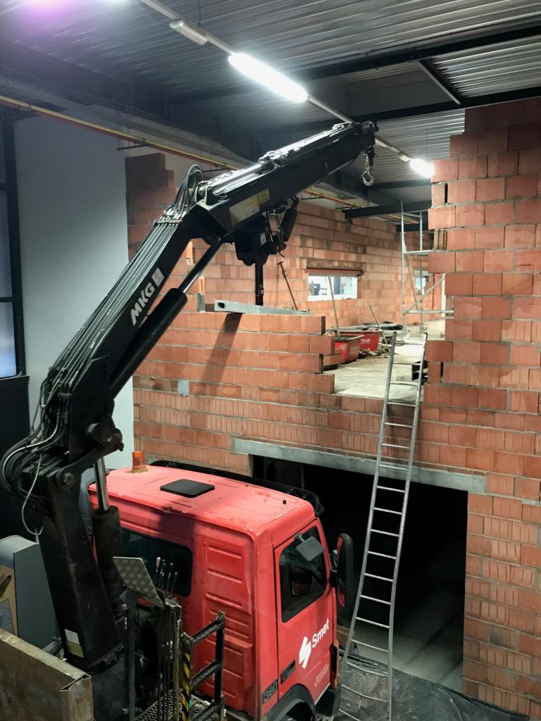 werken nieuwe crea-kantoor Atelier Pierre II
