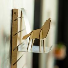 WO+RK | shelf white metal